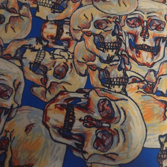 LuLaRoe Sketch Skeleton Halloween Leggings HTF - Picture 1 of 4